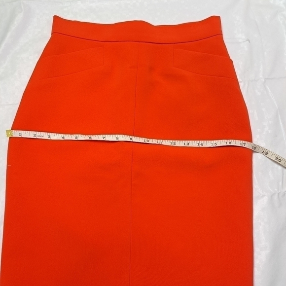 𝅺SANDRA Angelozzi Red Pencil Skirt  Skirt - Picture 8 of 10